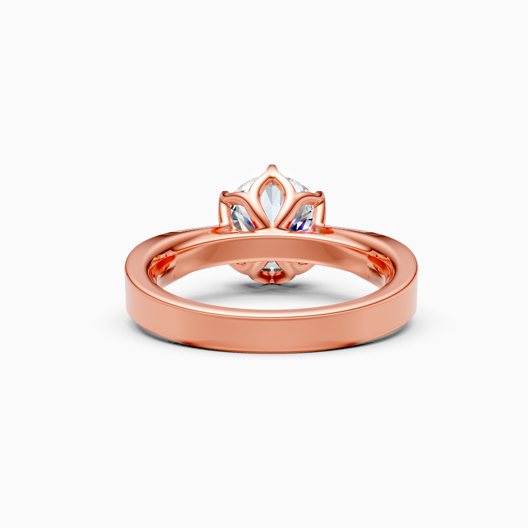 Romantic Solitaire Ring with Lab Grown Diamond
